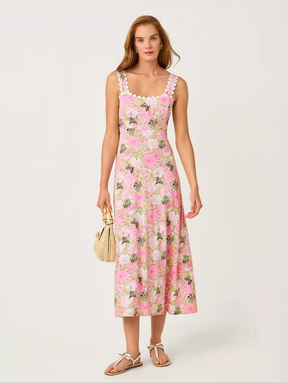 NWT Lilly Pulitzer Cotton Midi Dress - M